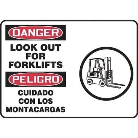 Accuform OSHA DANGER SAFETY SIGN FACE SHIELD MPPA018VP MPPA018VP